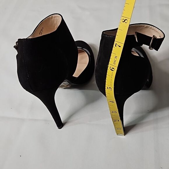 Shoe Dazzle Miciala Black heels size 7 - Picture 4 of 9
